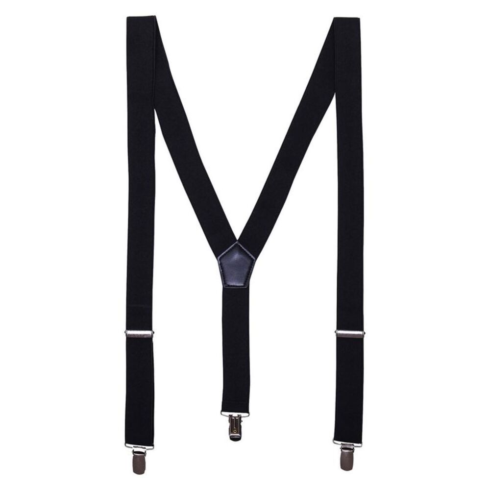 Premier Clip-On Trouser Braces / Black
